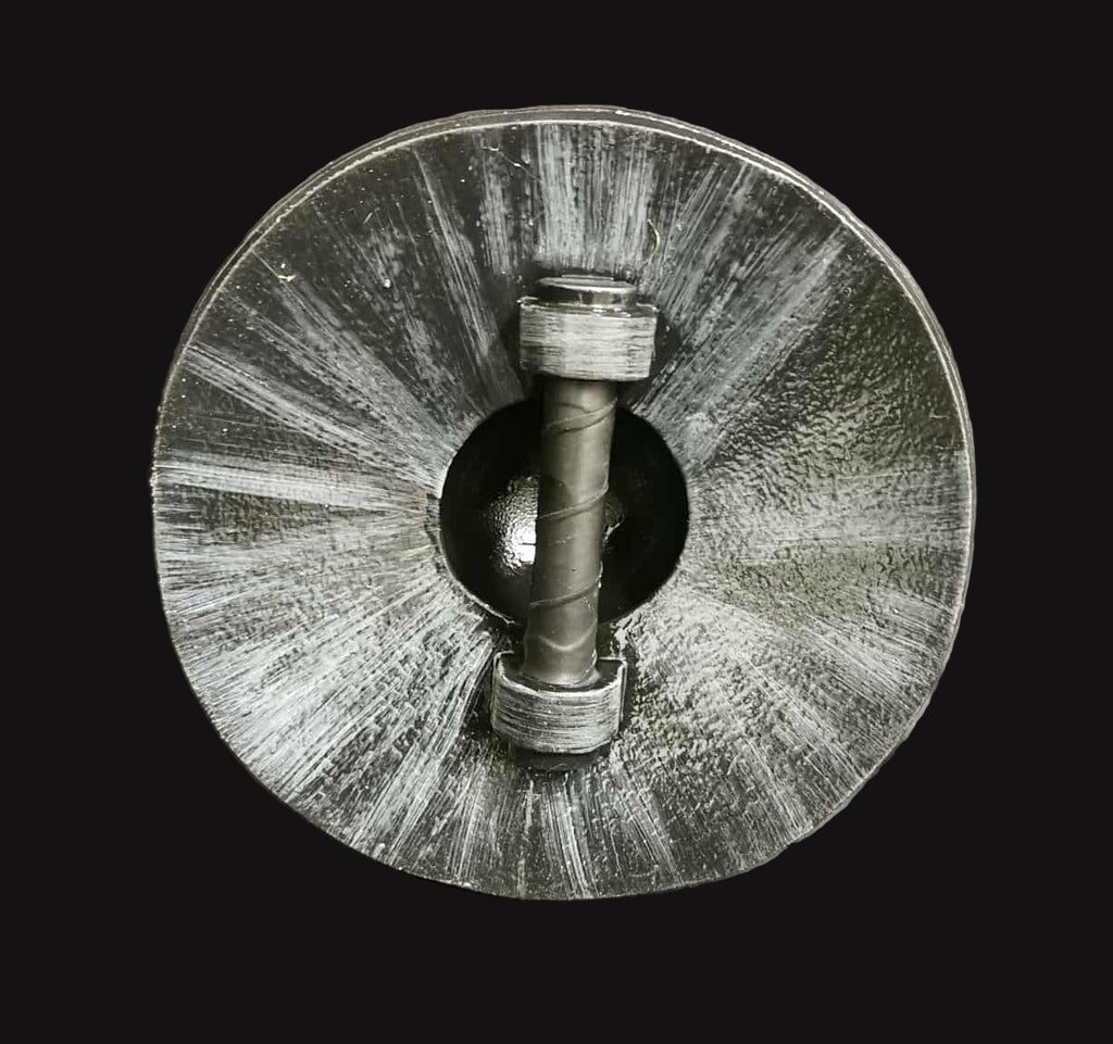 LARP Domed Buckler 13" – Dark Wood Finish | UK-Safe Foam Shield