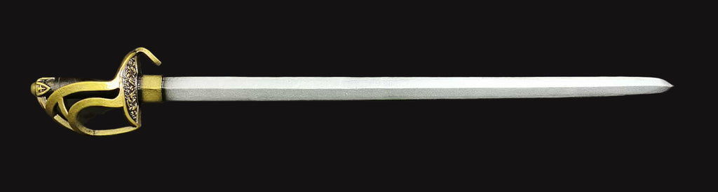 Larp Officers Side Sword - 40" -  Carbon Fibre
