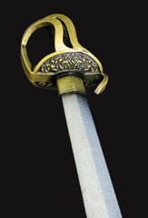 Larp Officers Side Sword - 40" -  Carbon Fibre