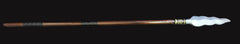 Larp Spear with stab safe flamberge head
