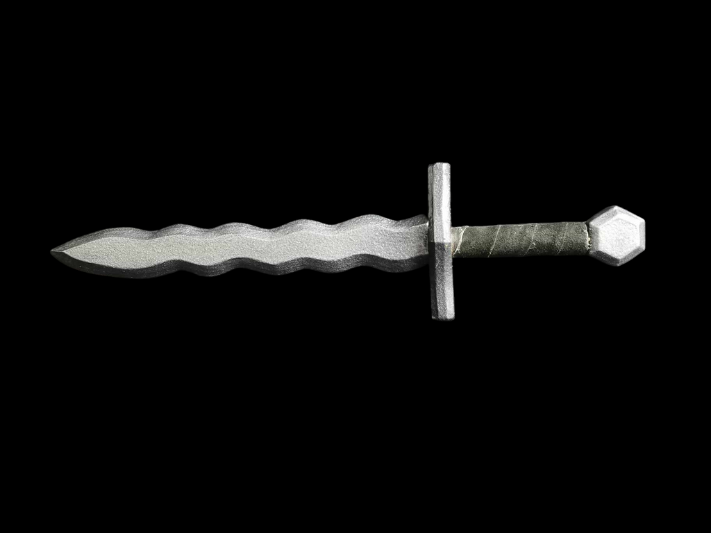 LARP flamberge short sword