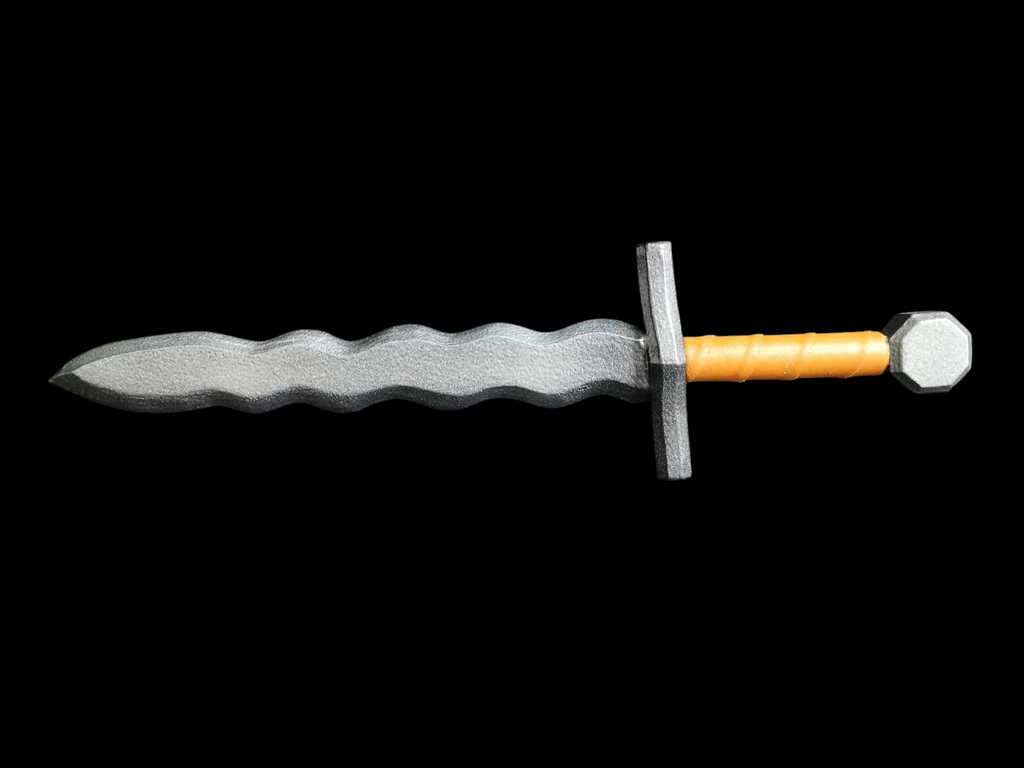 LARP flamberge short sword