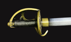 Larp Officers Side Sword - 40" -  Carbon Fibre