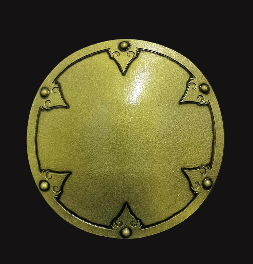Desert Raider Shield – 24" - Gold Domed LARP Shield