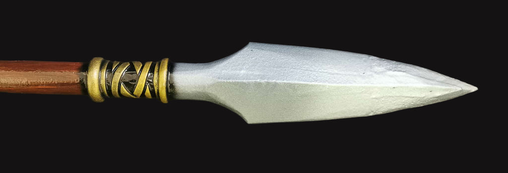 Larp Norse Chieftain Spear -  72" -  Thrust Safe Head