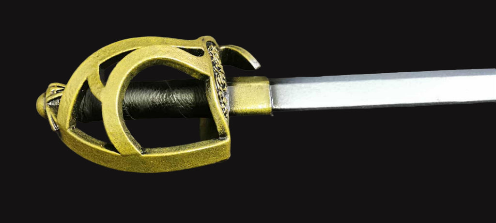 Larp Officers Side Sword - 40" -  Carbon Fibre